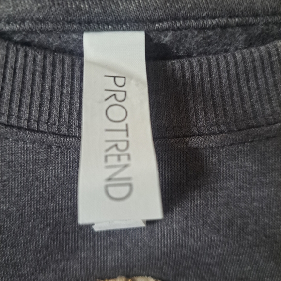 PROTREND Hand-Stitched Patchwork Ghost Sweatshirt
Size: Small - Picture 2 of 5